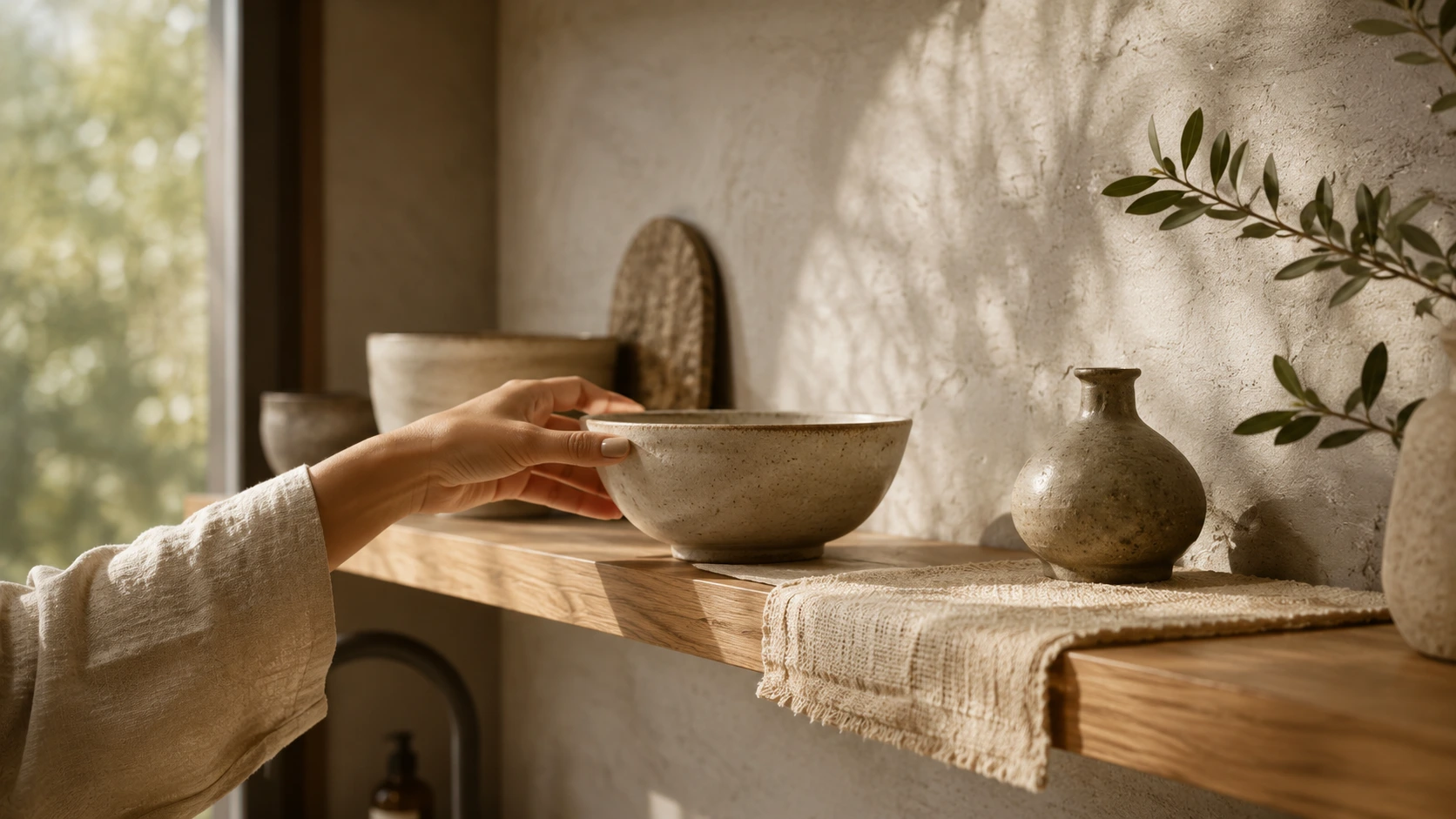 Minimalist Japandi Kitchen Decor Details