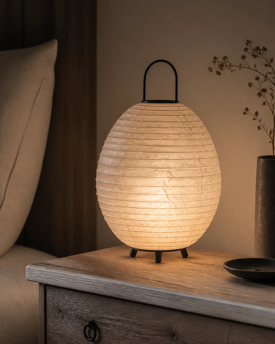 Washi Paper Table Lamp