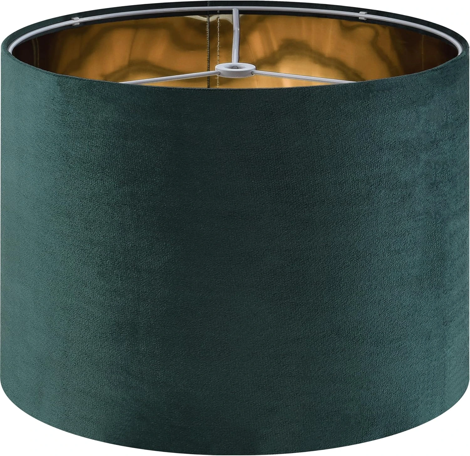 Green Velvet Drum Lamp Shade